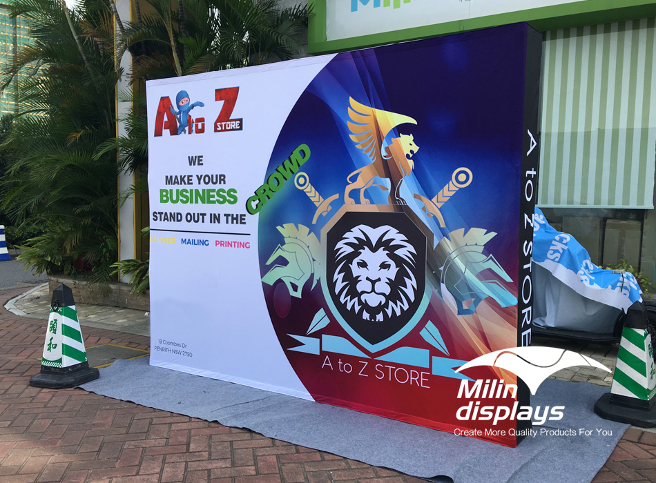 Pop Up Displays, Tension Fabric Displays, Trade Show Displays/Backdrops, backdrop stand