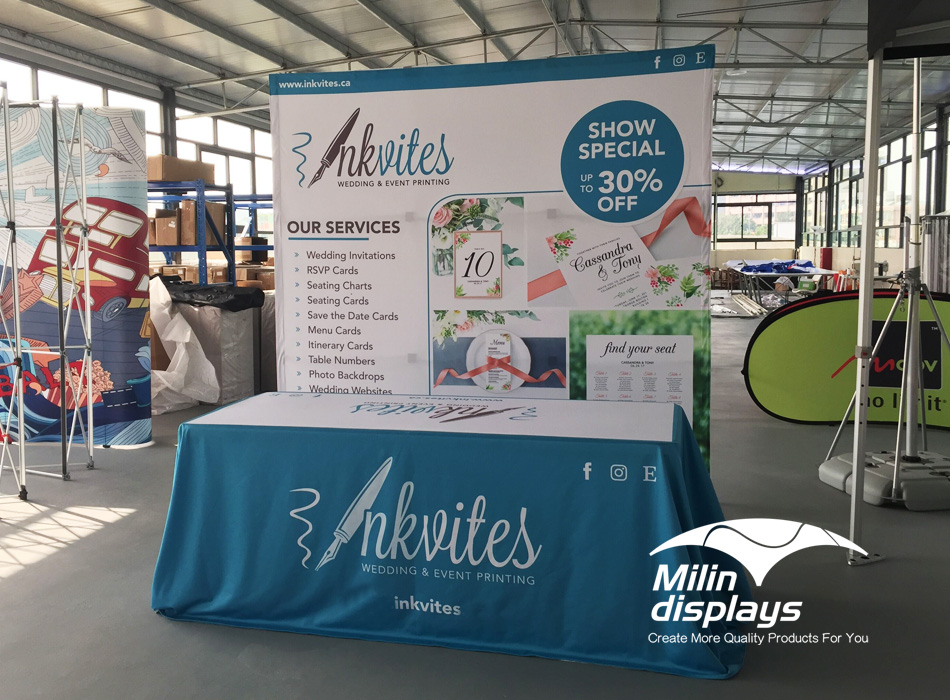 Pop Up Display，Tension Fabric Displays, Trade Show Displays/Backdrops, backdrop stand.